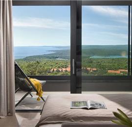 Luxury 4 Bedroom Istrian Villa with heated pool, gym and spa facilities near Labin, Sleeps 10 